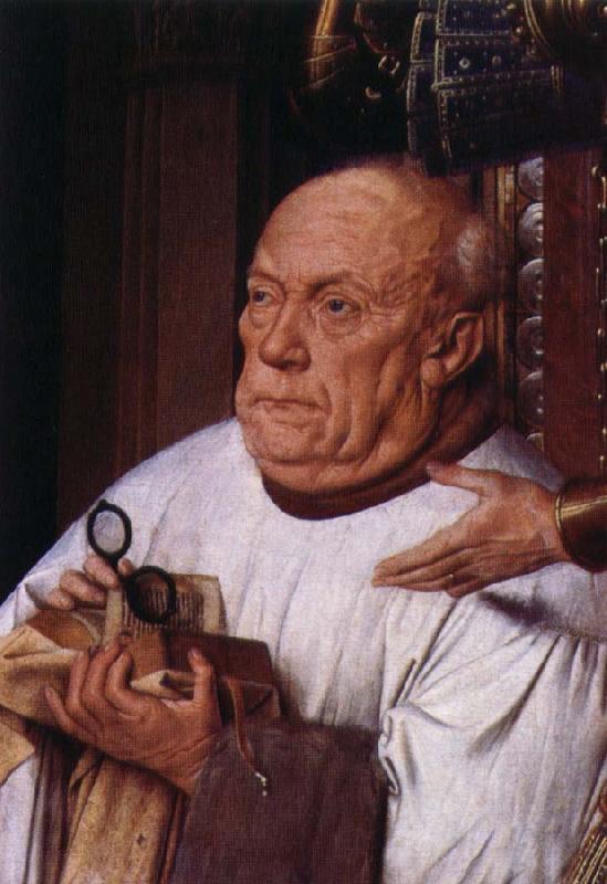 Jan Van Eyck kaniken van der paeles madonna Germany oil painting art